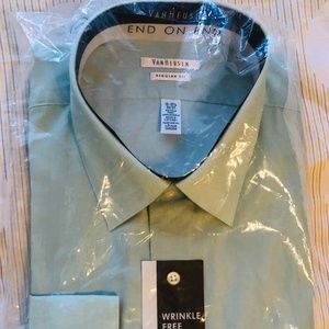 Van Heusen button down dress shirt 18 1/2 reg fit